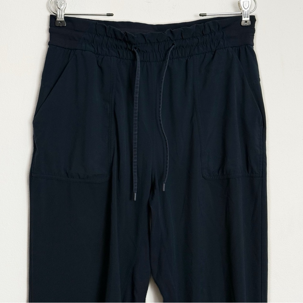 Lululemon Beyond the Studio Cropped Pant Navy Blue Office Work Pants size 10 - Picture 3 of 7